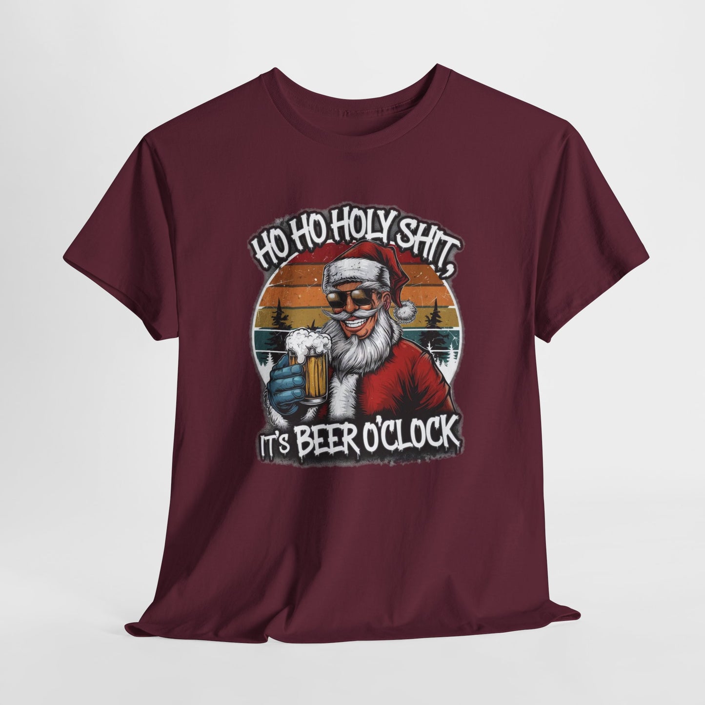 Ho Ho Holy Shit, It's Beer O'clock - Tshirt