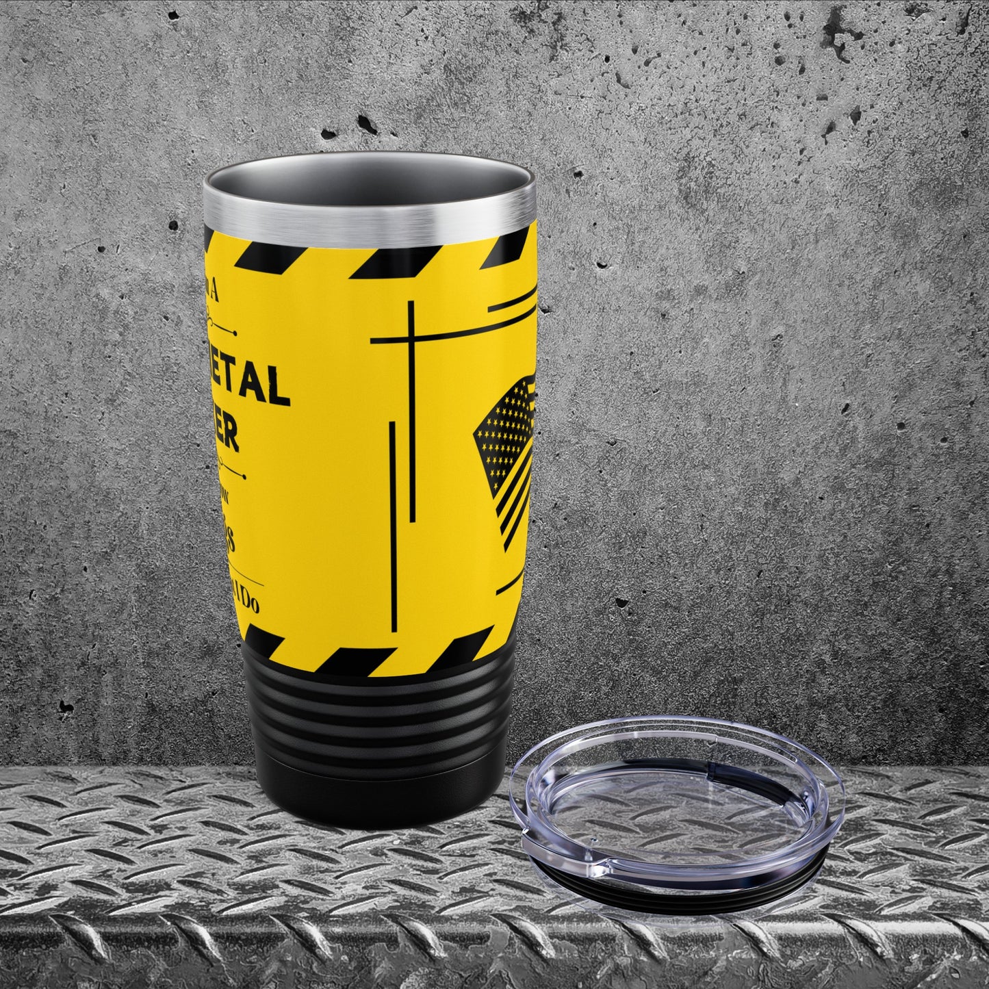 Relax, I'm A Sheet Metal Worker, And I Know Things - Ringneck Tumbler, 20oz