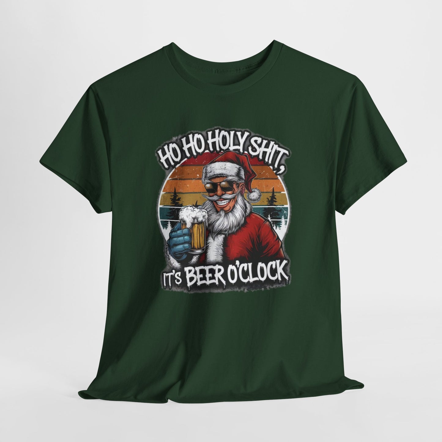 Ho Ho Holy Shit, It's Beer O'clock - Tshirt
