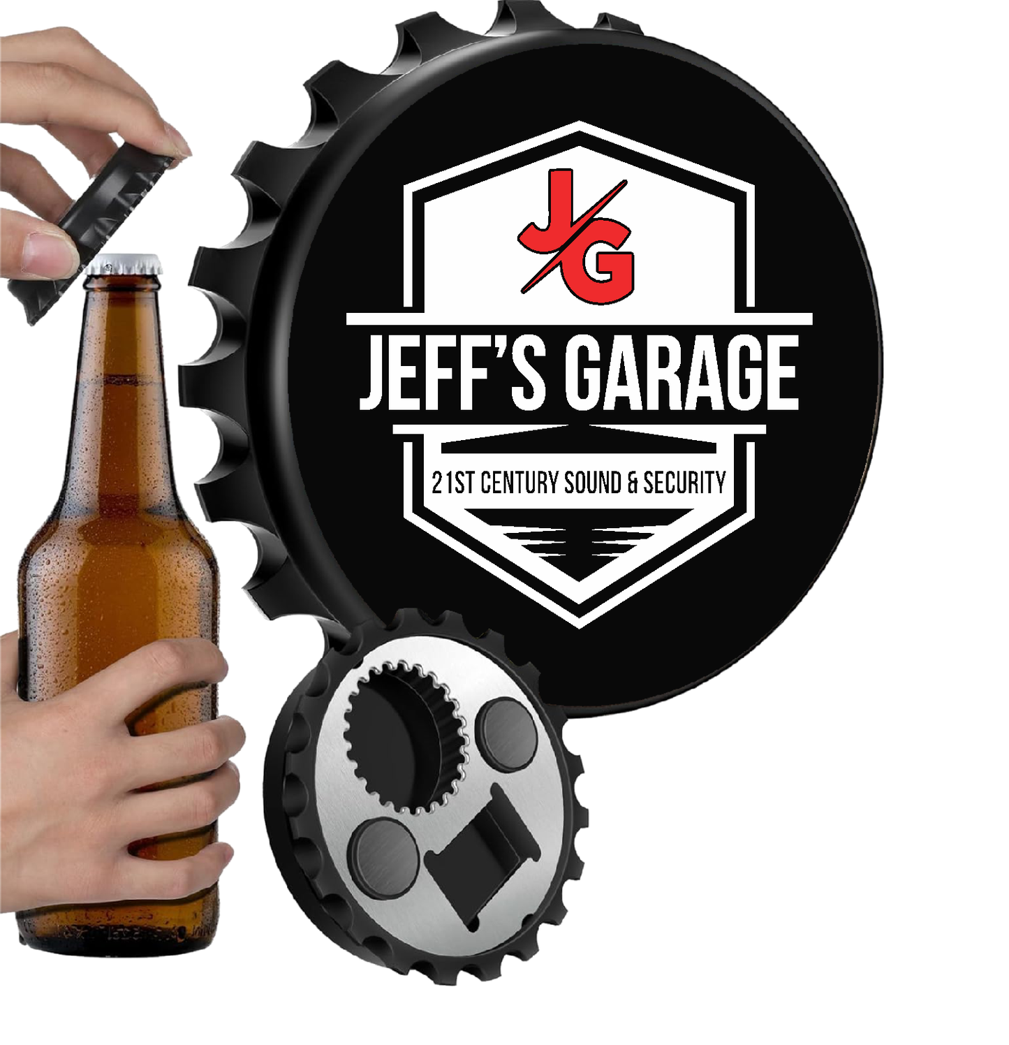Beer, Hot Rods, Women - Three Things I Love #7 - 12" x 18" Vintage Metal Sign (Free Bottle Opener)