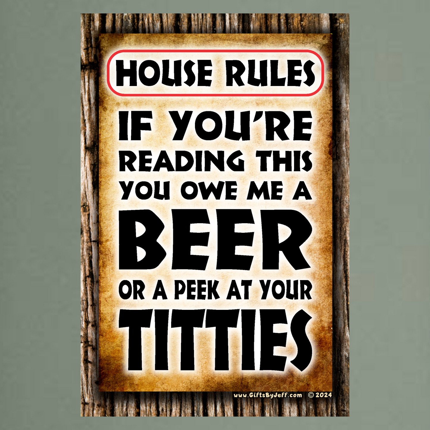 House Rules: You Owe Me A Peek At Your Titties