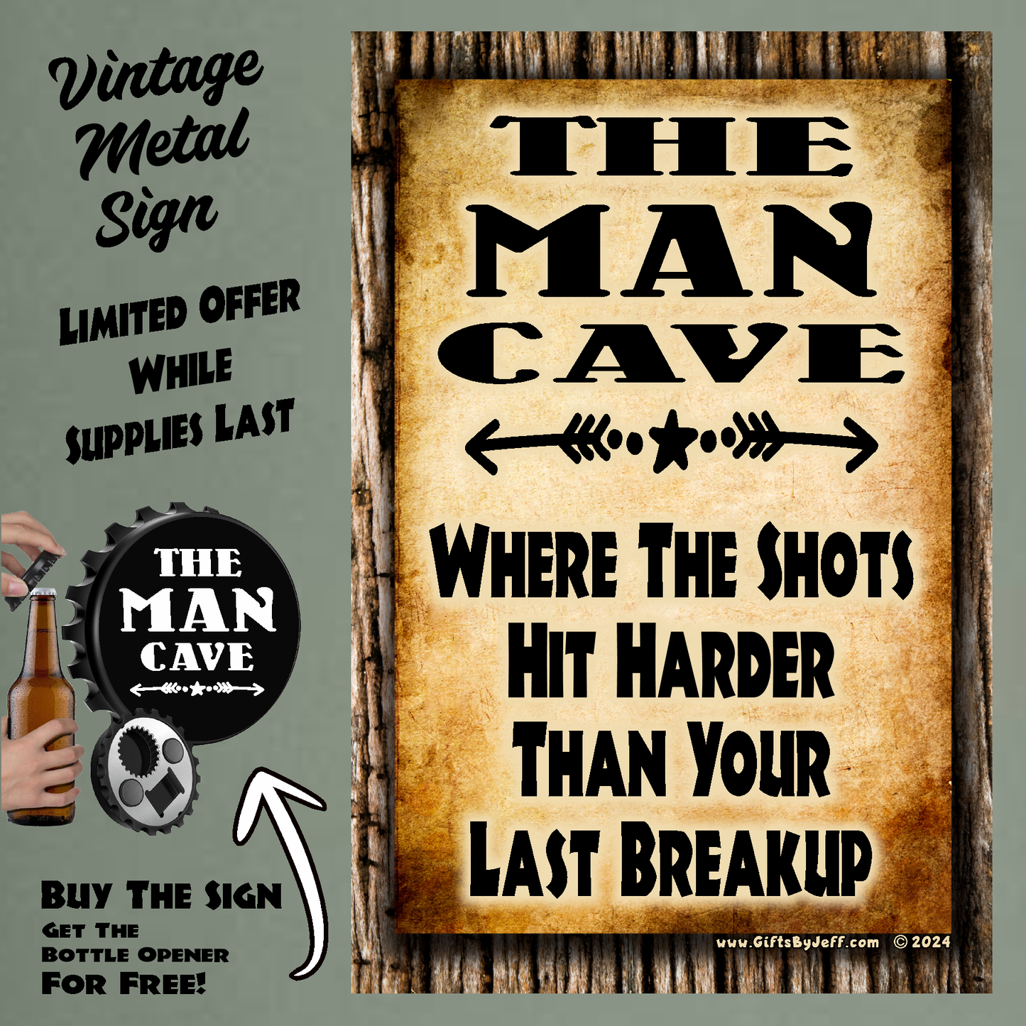Man Cave - Where The Shots Hit Harder FBO