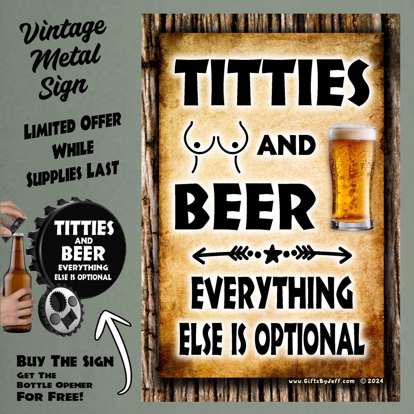 Titties And Beer, Everything Else Is Optional FBO