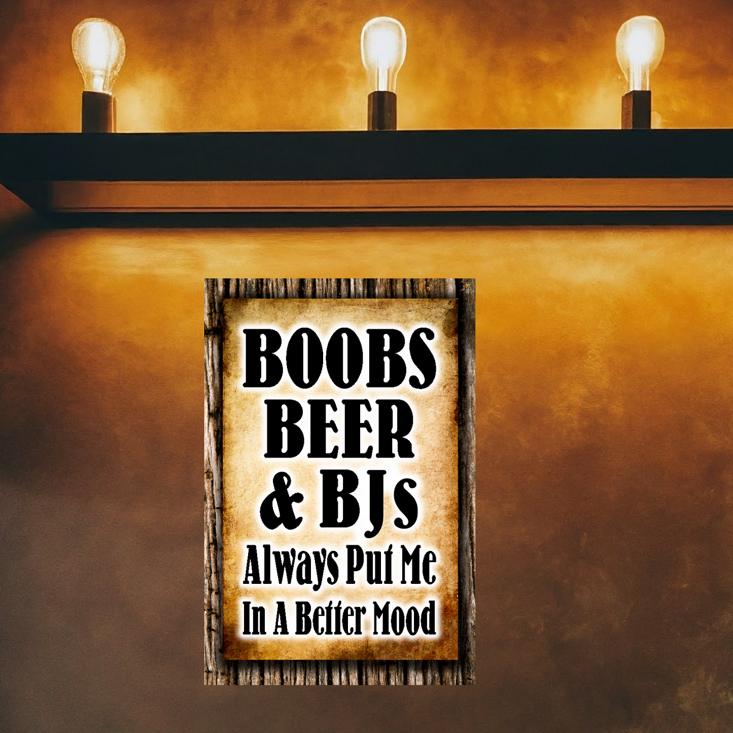 Boobs, Beer & BJs. Better Mood FBO