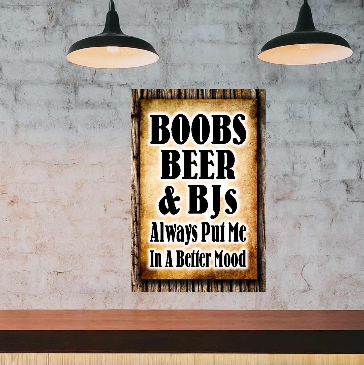 Boobs, Beer & BJs. Better Mood FBO