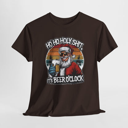 Ho Ho Holy Shit, It's Beer O'clock - Tshirt
