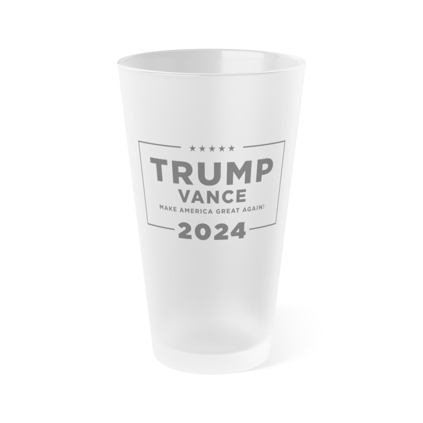 2024 TRUMP - VANCE - Frosted Pint Glass, 16oz