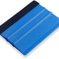 Squeegee for Vinyl Wrap - (5) Pack Blue Felt Covered