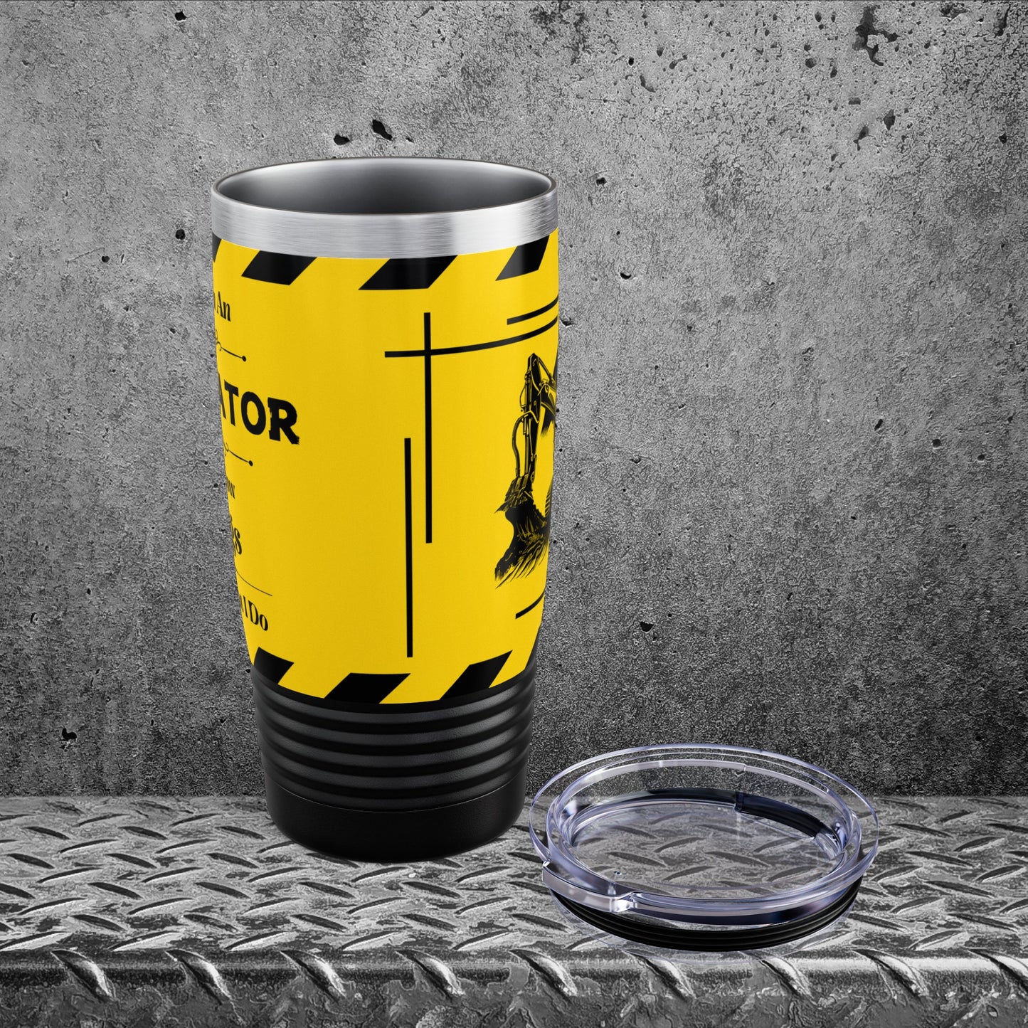 Relax, I'm An Excavator, And I Know Things - Ringneck Tumbler, 20oz