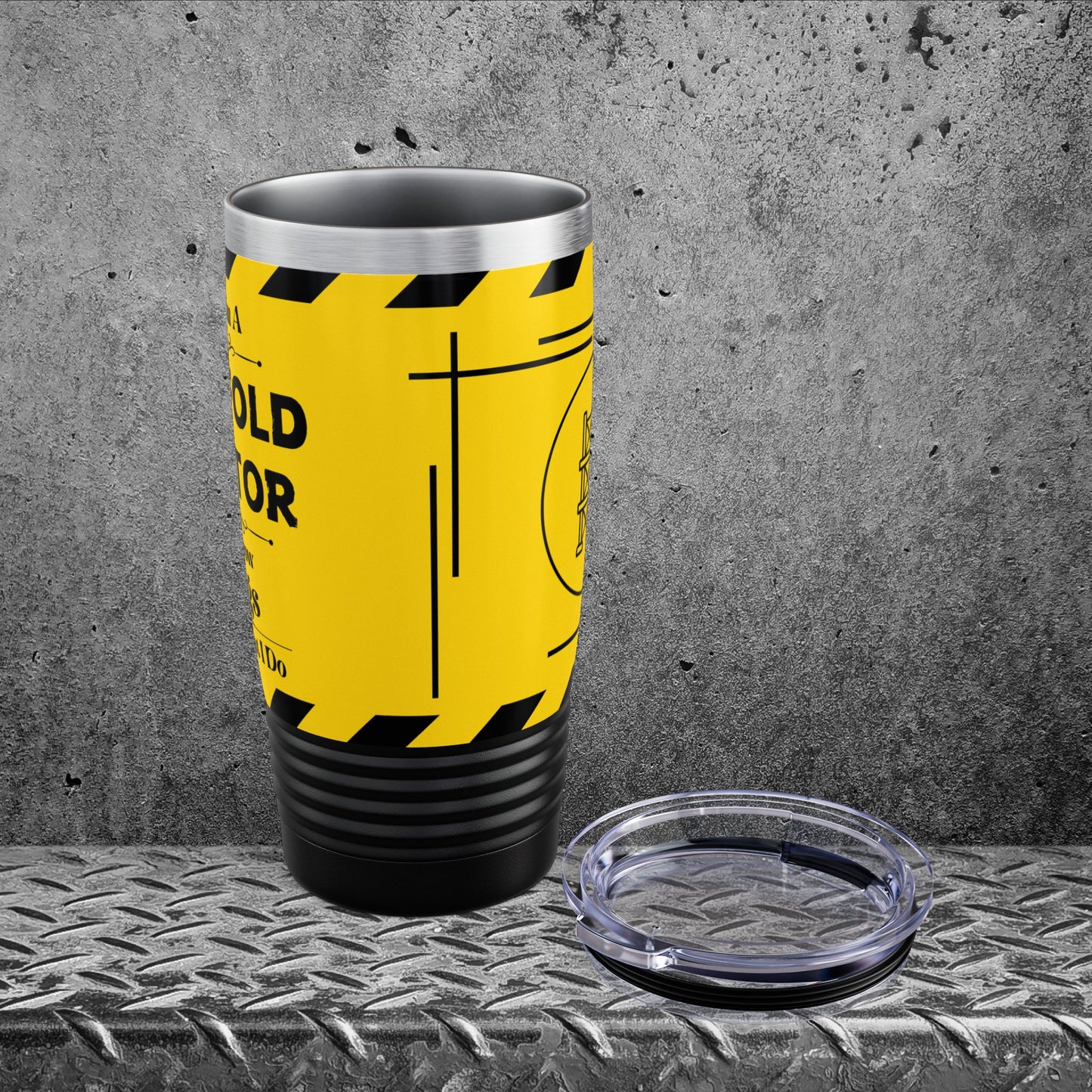 Relax, I'm A Scaffold Erector, And I Know Things - Ringneck Tumbler, 20oz