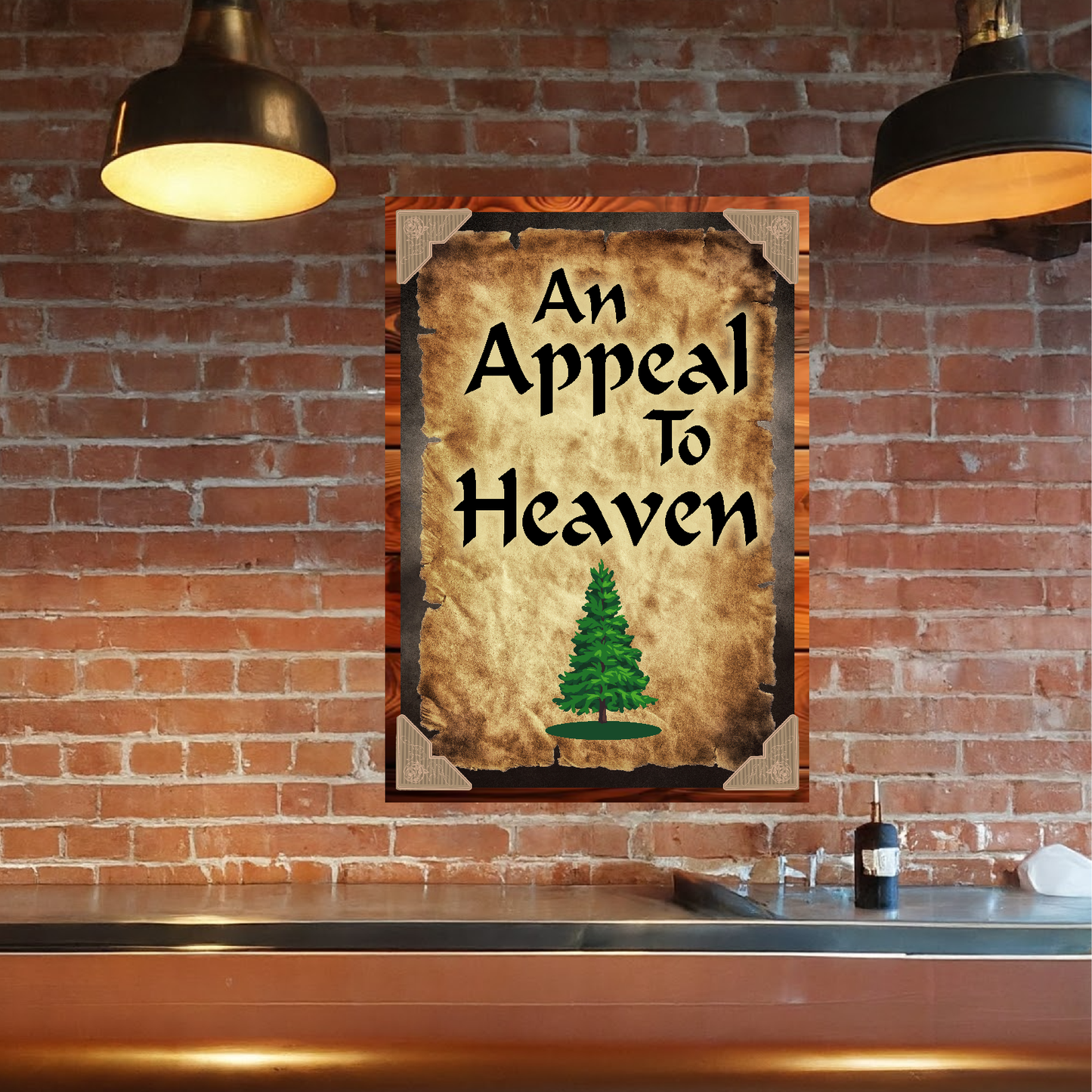 An Appeal To Heaven (Vertical) - 12" x 18" Vintage Metal Sign