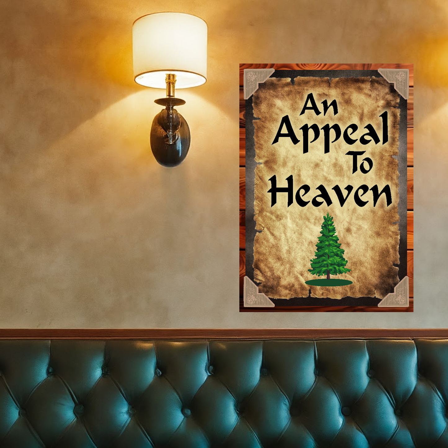 An Appeal To Heaven (Vertical) - 12" x 18" Vintage Metal Sign