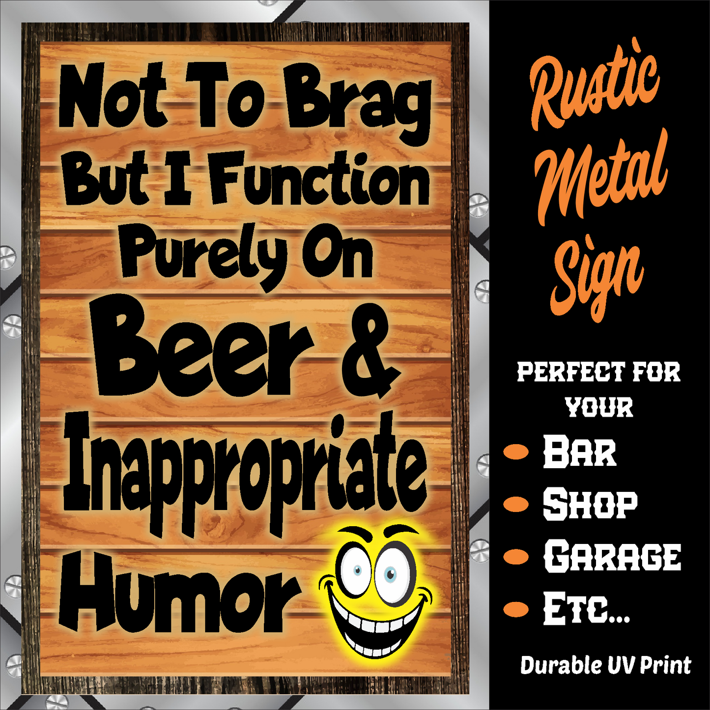 Beer & Inappropriate Humor Sign