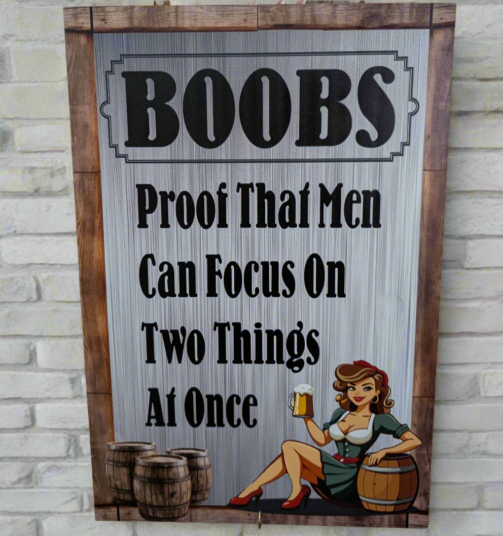 Boobs, Proof That Men Can Focus On Two Things At Once